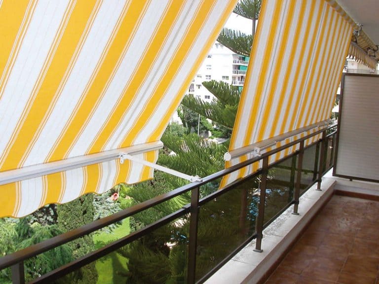 Toldo para balcon punto recto