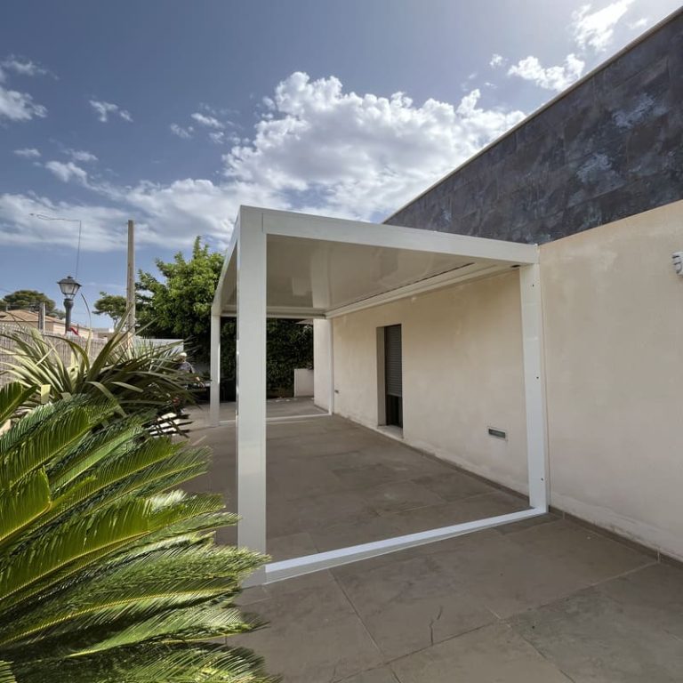Pergola de aluminio exterior