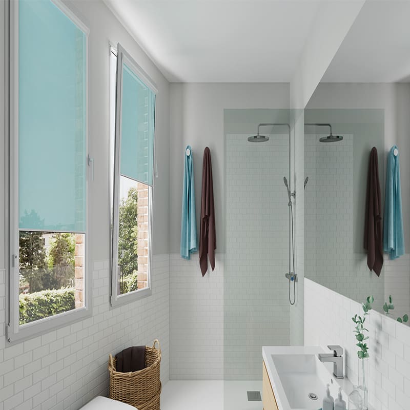 estor glass para ventana abatible