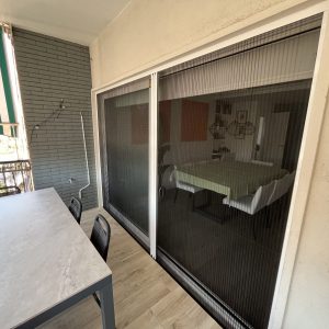 Mosquitera plisada doble