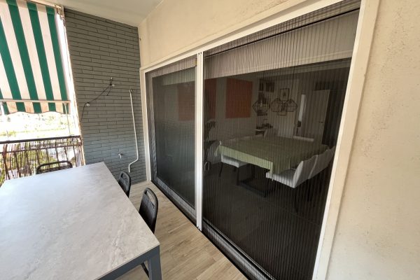 Mosquitera plisada doble