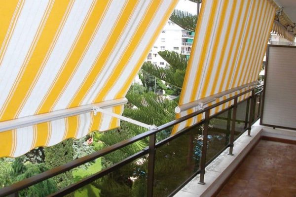 Toldo para balcon punto recto