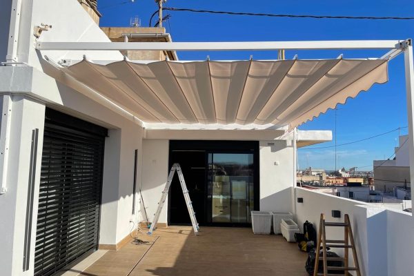 Toldo para pergola o palillero.